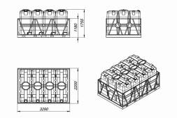 Кассета SK 2000л синяя (4 шт)