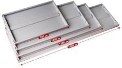 Полка для стеллажей окрашенная СТФУ, 1000x800 мм, RAL 7035 [КГ029108]